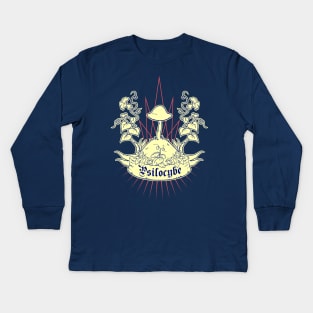 Psilocybe Herald Kids Long Sleeve T-Shirt